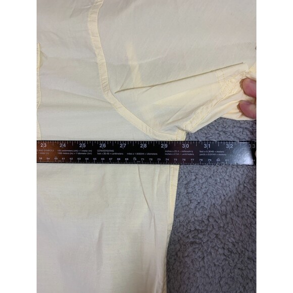 Men's Free Planet 4X Button-up Short Sleeve 4X Yellow Shirt Stretch - Picture 7 of 10
